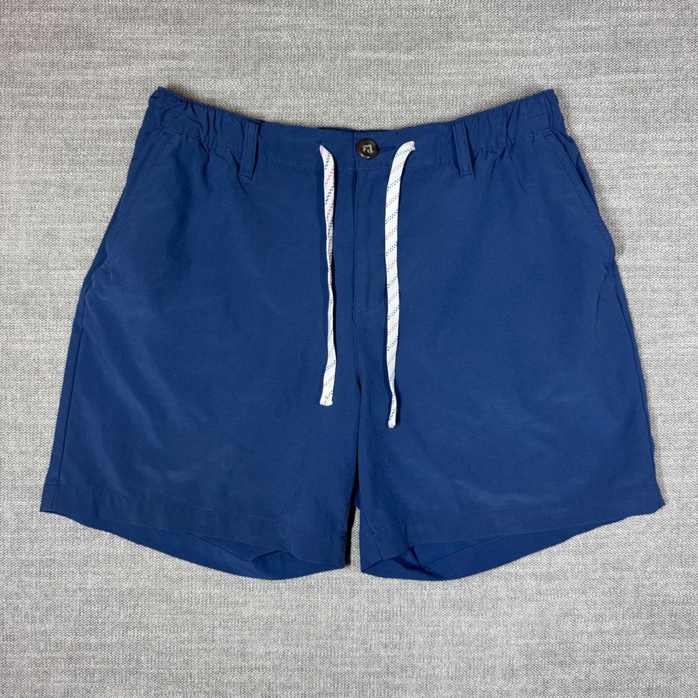 Chubbies Everywear 6" Shorts Men Small Dark Blue Elastic Waist Drawstring Hybrid